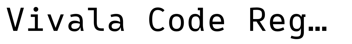 Vivala Code Regular